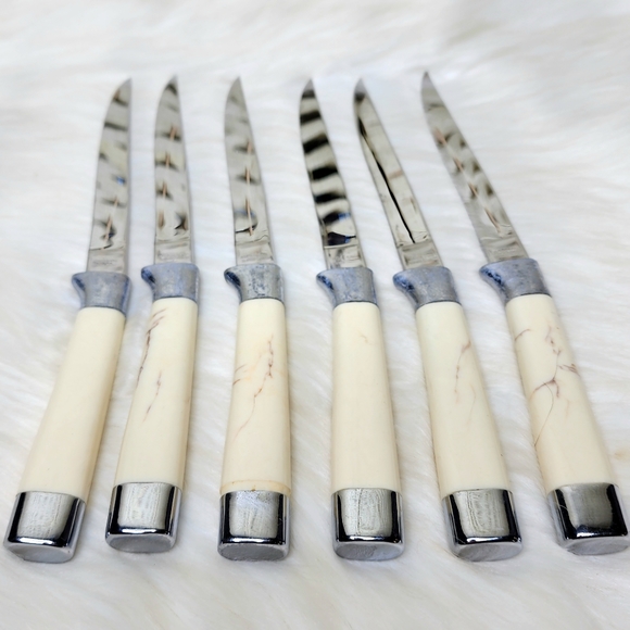 Vintage Robeson Steak Knives Set Of 6 - Picture 2 of 7